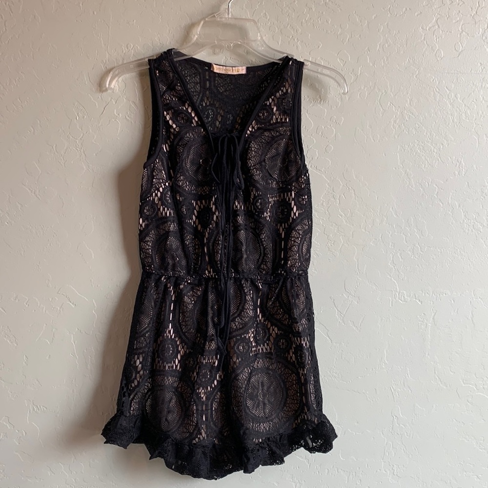 NWOT Boutique Beach Cover Up Romper sz S/P